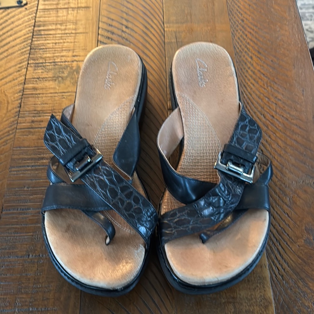 Clarks Women's Black Sandals